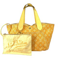 Louis Vuitton Shoulder Bag Cabai Panema GM Leather Canvas Yellow