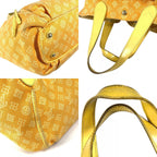Louis Vuitton Shoulder Bag Cabai Panema GM Leather Canvas Yellow — view 7