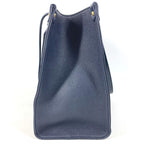 Louis Vuitton Shoulder Bag On The Go MM Leather Navy — view 4