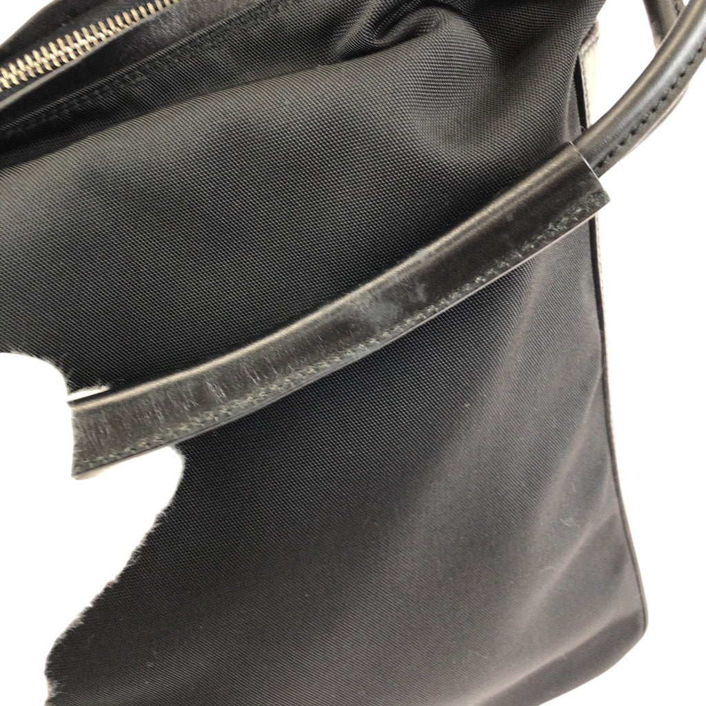 Gucci Shoulder Black Silver Nylon Leather 001 Bag — view 5