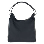 Gucci Shoulder Black Silver Nylon Leather 001 Bag