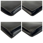 Dior Vintage Black Gold Leather Shoulder Bag — view 4
