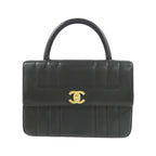 Chanel Vintage Bag Handbag Black