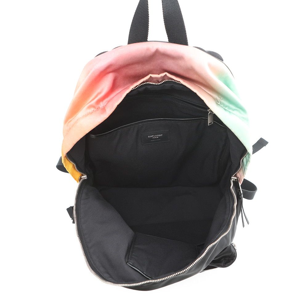 Saint Laurent Paris Backpack City Nylon Black — view 5