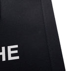 Saint Laurent Paris Tote Rive Gauche Small Canvas Leather Black — view 7