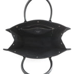 Saint Laurent Paris Tote Rive Gauche Small Canvas Leather Black — view 5