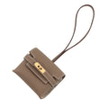 Hermes Bag Charm Kelly Festival Etoupe Gold Swift