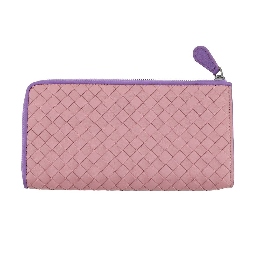 Bottega Veneta Wallet Intrecciato L-shaped Zip Around Leather — view 3