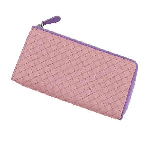 Bottega Veneta Wallet Intrecciato L-shaped Zip Around Leather