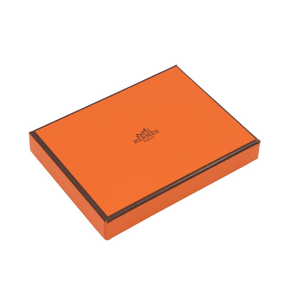 Hermes Card Case Mc2 Euclid Black Epsom Business Holder — view 7
