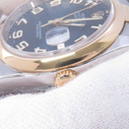 Rolex Datejust D Number Watch Blue Concentric Dial — view 4