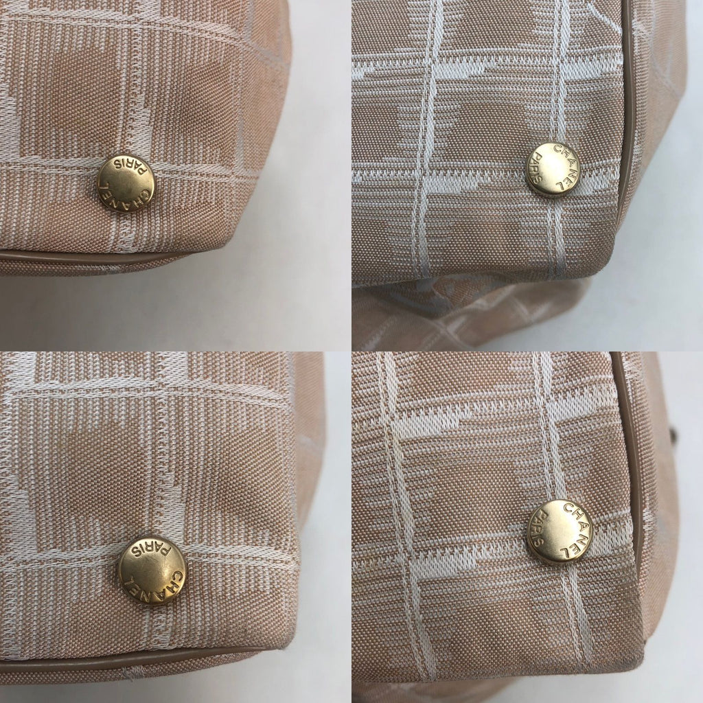 Chanel Tote New Travel Beige CC Logo Business — view 8