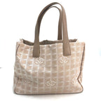 Chanel Tote New Travel Beige CC Logo Business