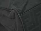 Fendi Zucca Shoulder Bag Tote Canvas Black — view 7