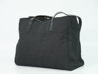 Fendi Zucca Shoulder Bag Tote Canvas Black — view 2