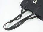 Fendi Zucca Shoulder Bag Tote Canvas Black — view 4