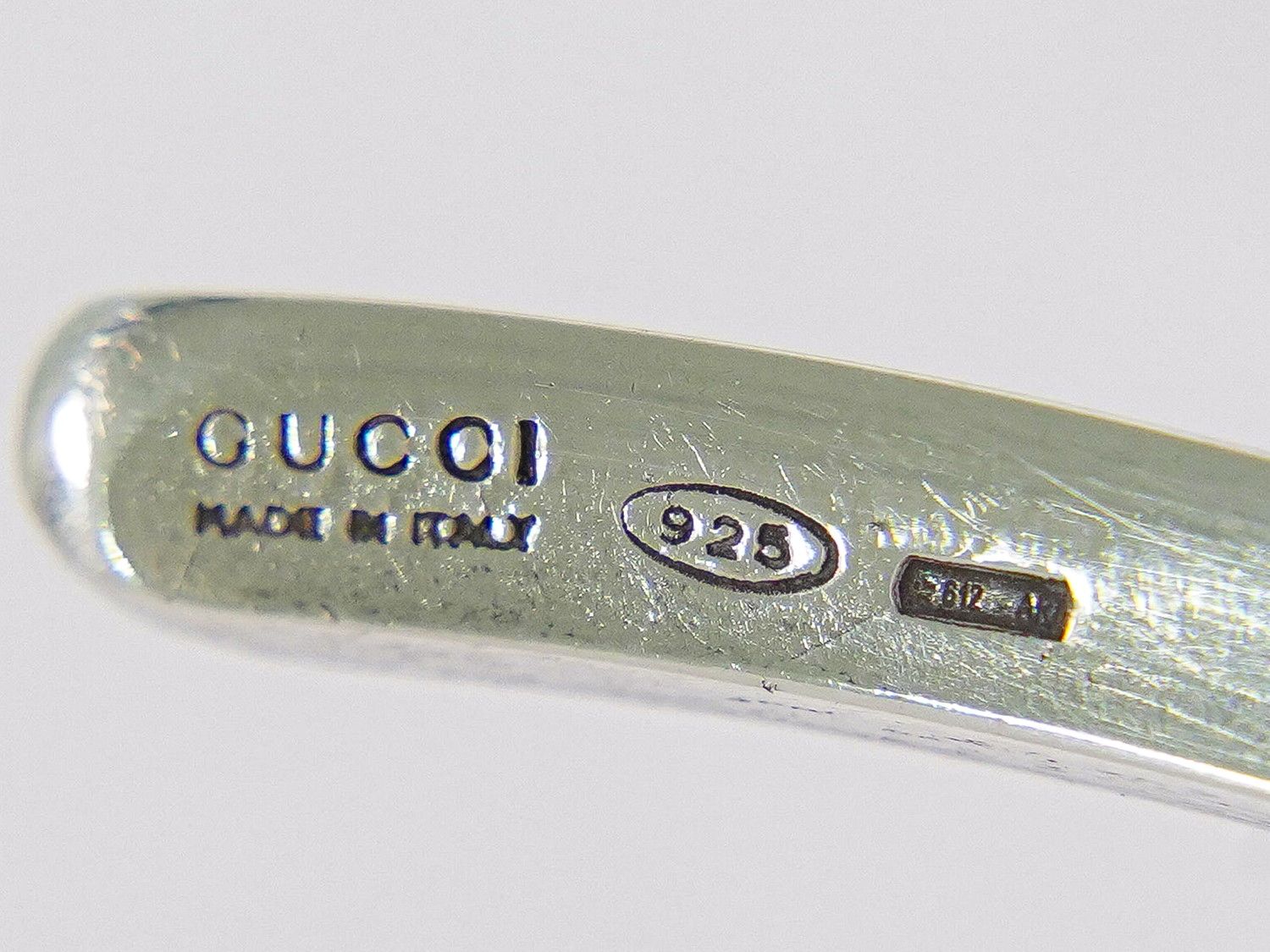 Gucci 925 Neck Calf Necklace Silver — view 8