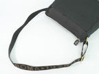 Fendi Canvas Shoulder Bag Pochette Black — view 4