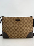 Gucci Shoulder Bag Crossbody GG Canvas Travel Business