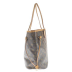 Louis Vuitton Monogram Neverfull MM Tote Brown Pink Leather Gold — view 3