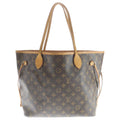 Louis Vuitton Monogram Neverfull MM Tote Brown Pink Leather Gold