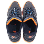 Louis Vuitton LV Sprint Line Low Cut Sneakers Shoes Gray Orange — view 4