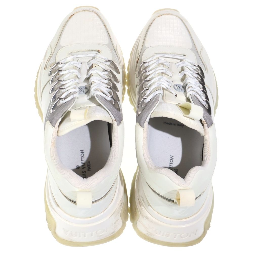 Louis Vuitton Run Away Pulse Line Monogram Mesh Low Cut Sneakers White — view 4