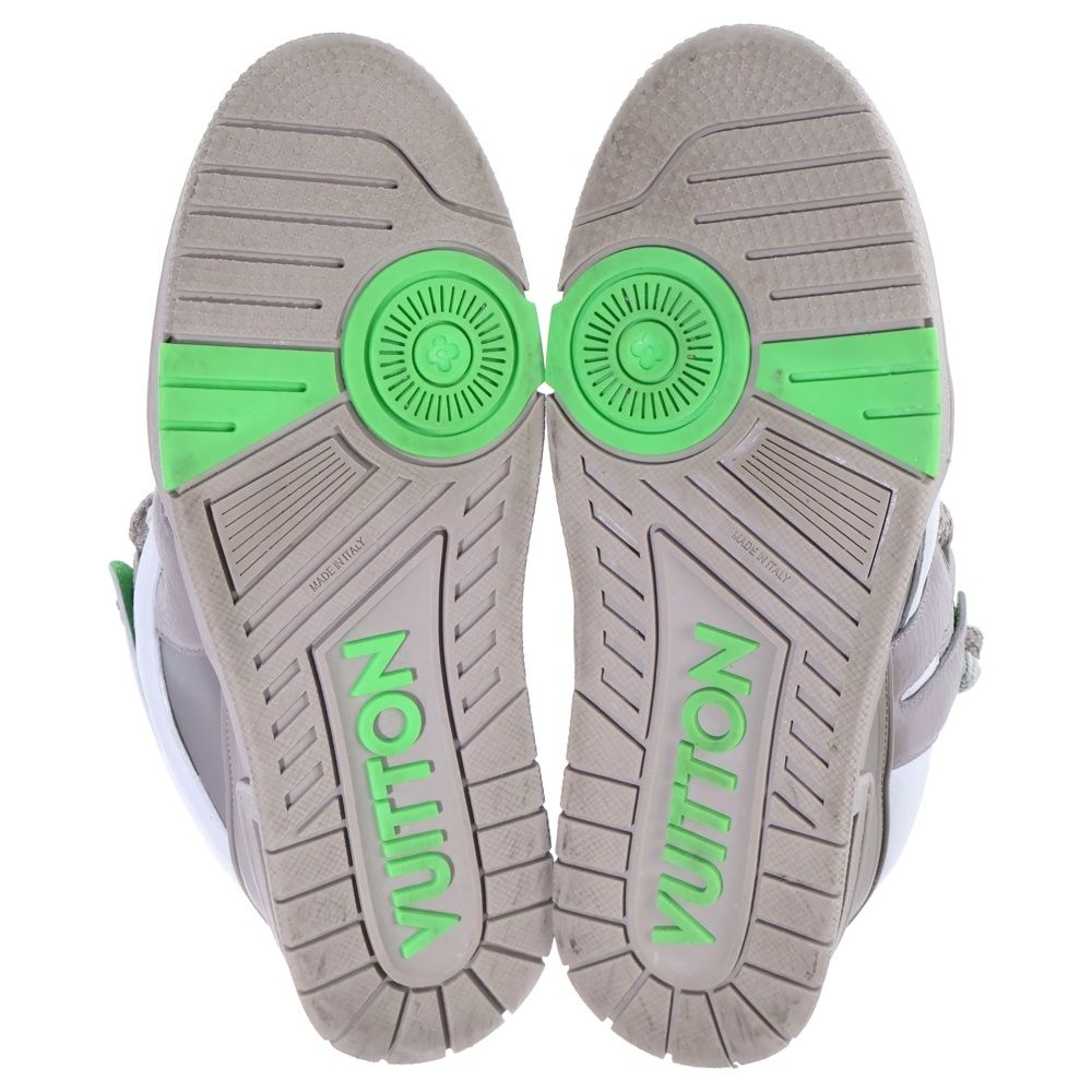 Louis Vuitton LV Skate Line Green Low Cut Sneakers Gray — view 5