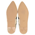 Prada Intrecciato Metallic Combination Leather Espadrilles Low Cut Shoes Black — view 5
