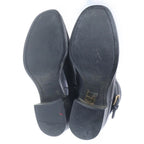 Prada Logo Long Boots Black Leather — view 5