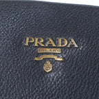 Prada Logo Long Boots Black Leather — view 6