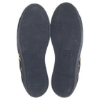 Fendi Knit Sneakers Low Cut Shoes Black Yellow Brown — view 5