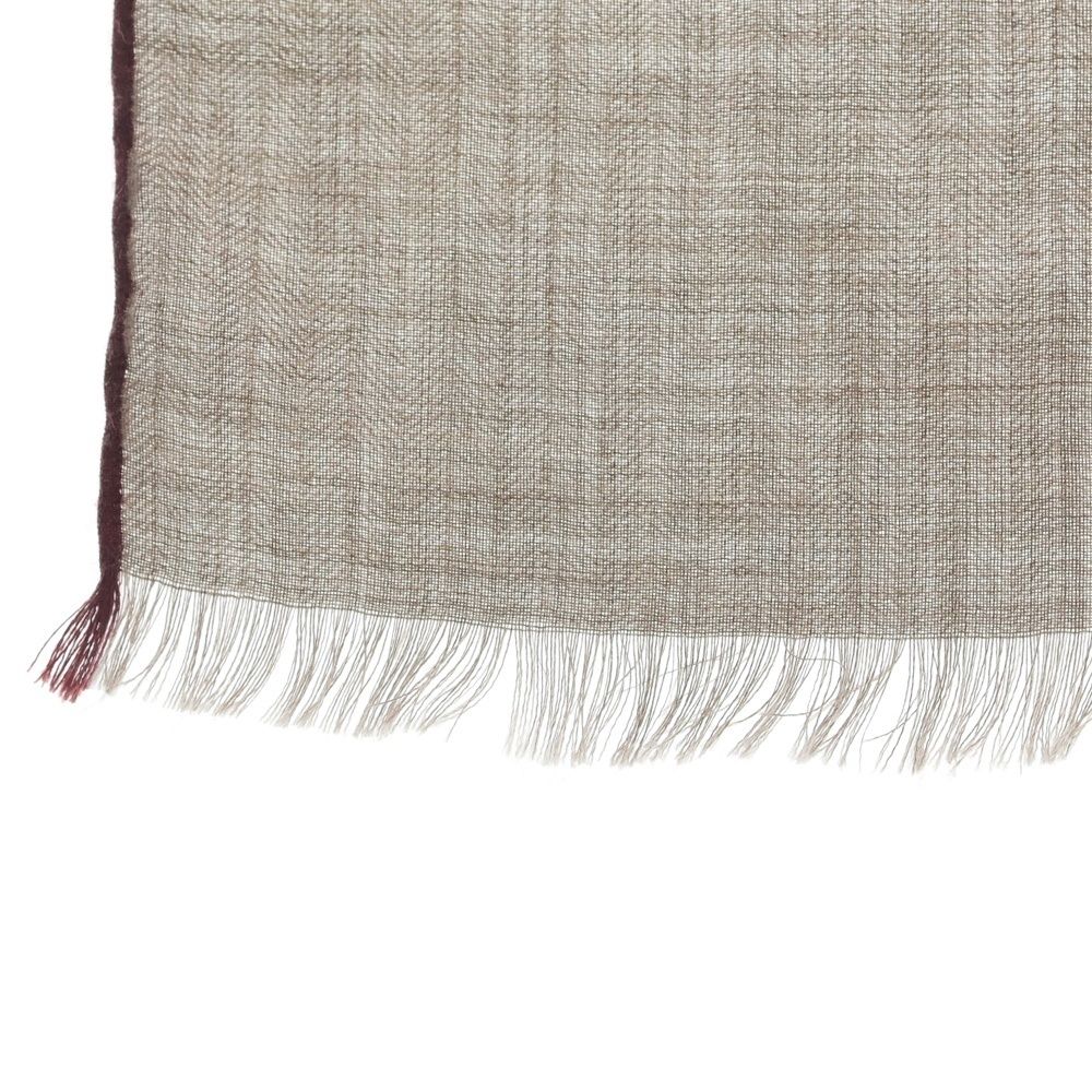 Hermes the Parade Print Rectangle Cashmere Shawl Gray Scarf — view 4
