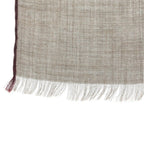 Hermes the Parade Print Rectangle Cashmere Shawl Gray Scarf — view 4