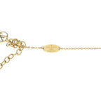 Louis Vuitton Nanogram Miniature Name Tag Necklace Pendant Chain Silver Gold — view 5