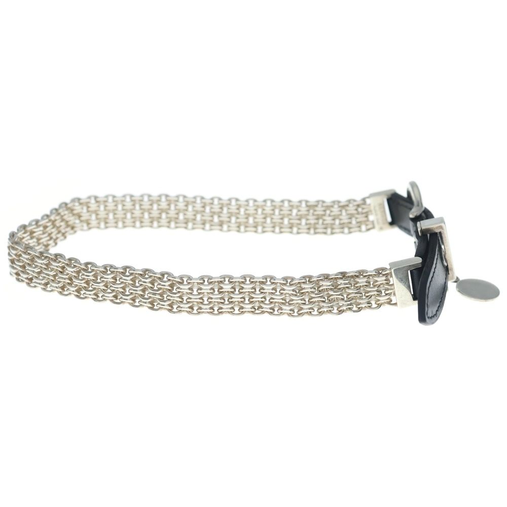 Hermes Ceintrue Silver Necklace Century — view 2