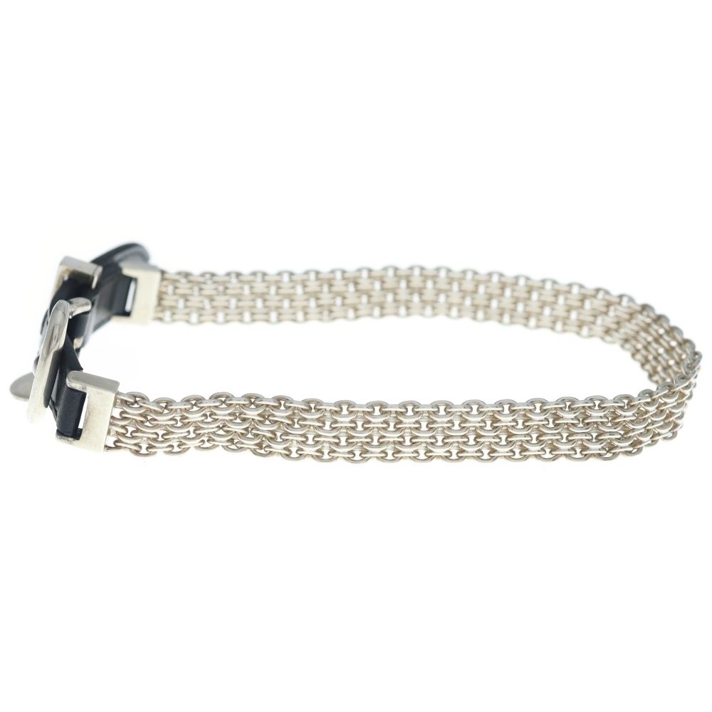 Hermes Ceintrue Silver Necklace Century — view 3