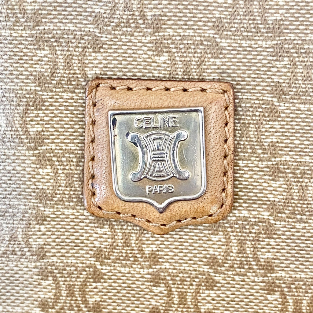 Celine Shoulder Bag Macadam Smartphone Travel Brown — view 7