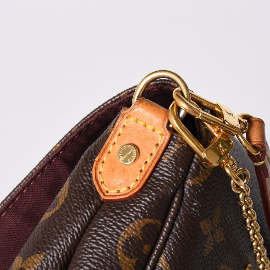 Louis Vuitton Monogram Favorite MM Shoulder Bag Brown Gold — view 6