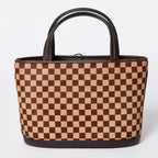 Louis Vuitton Damier Sauvage Impala Handbag Calf Hair Leather Gold — view 2