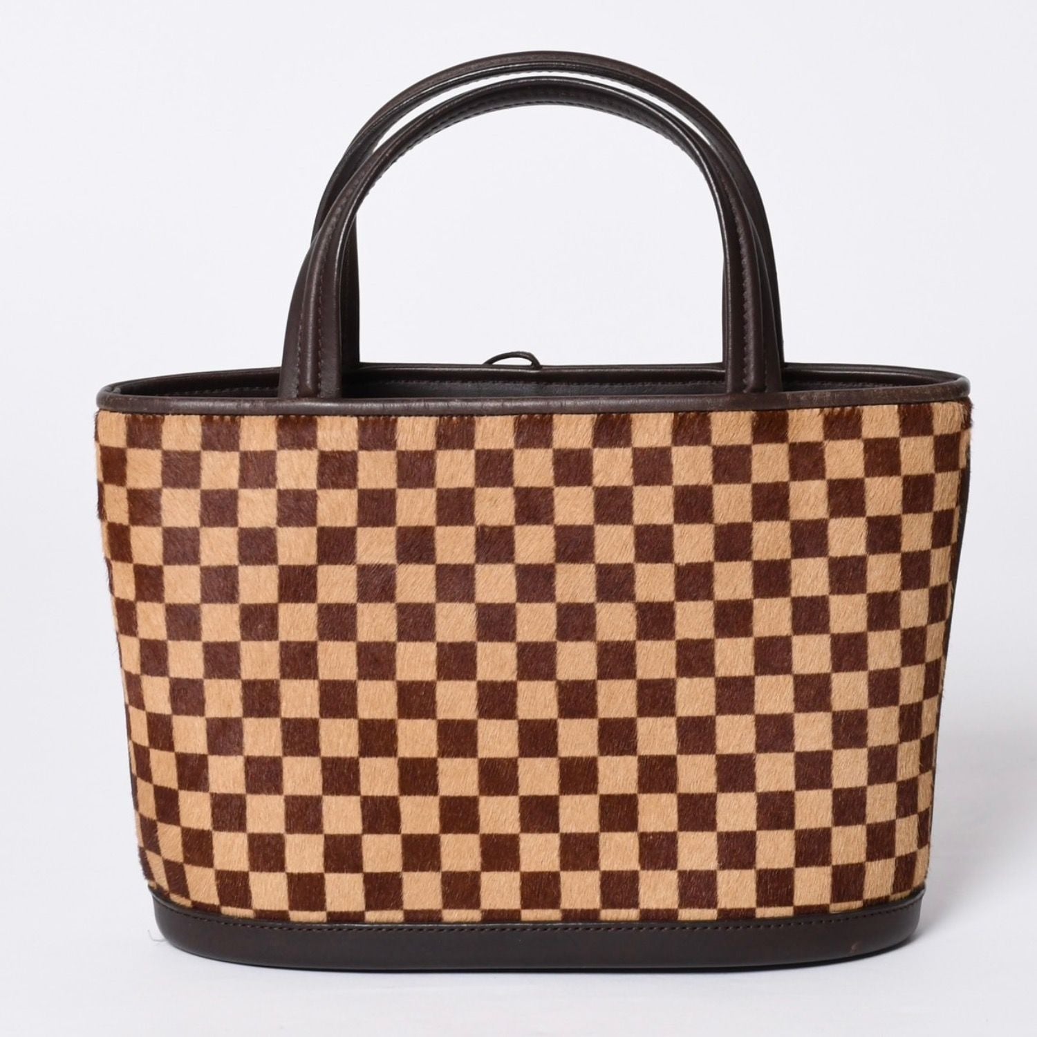 Louis Vuitton Damier Sauvage Impala Handbag Calf Hair Leather Gold — view 2