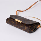 Louis Vuitton Favorite PM Shoulder Bag Monogram Brown Gold — view 8