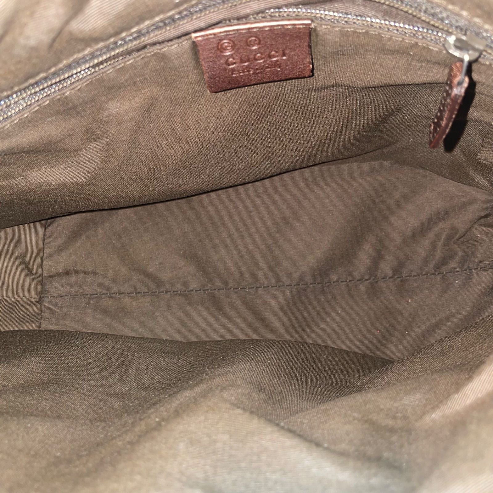 Gucci Shoulder Bag GG Canvas Brown — view 9