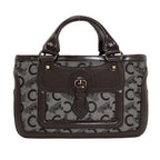 Celine Boogie Bag C Saruki Handbag Leather Canvas