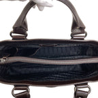 Celine Boogie Bag C Saruki Handbag Leather Canvas — view 5