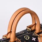 Louis Vuitton Speedy 30 Handbag Monogram Multicolor Black Gold Takashi Murakami — view 5