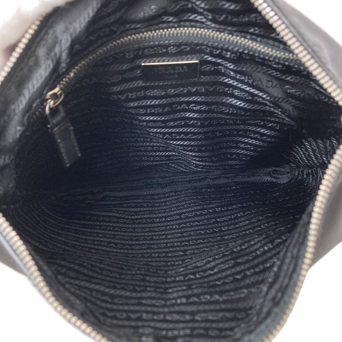 Prada Long Shoulder Logo Bag Nylon — view 5