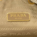 Prada Fiocco Drawstring Bag 2-Way Handbag Canvas — view 6
