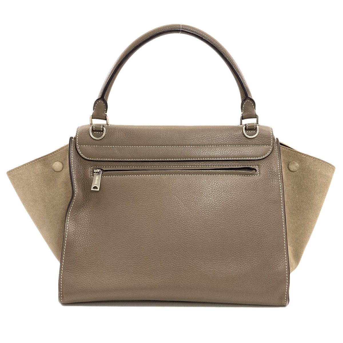 Celine Trapeze 2-Way Handbag Calf Suede — view 2