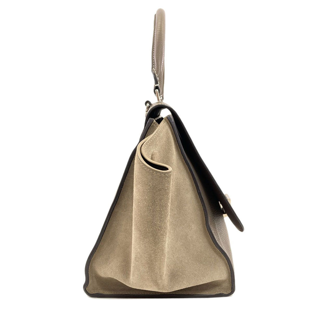 Celine Trapeze 2-Way Handbag Calf Suede — view 3